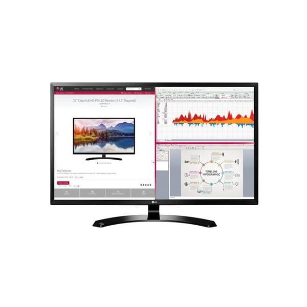 LG 32MA68HY-P 31.5" Full HD LED LCD Monitor - 16:9